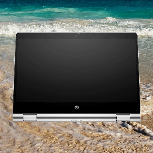 HP Pro x360 435 G10 Wolf Pro Security Edition AMD Ryzen™ 5 7530U Hybrid (2-in-1) 33.8 cm (13.3") Touchscreen Full HD 16 GB DDR4-SDRAM 512 GB SSD Wi-Fi 6 (802.11ax) Windows 11 Pro Silver