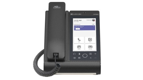 AudioCodes Teams C470HD Total Touch IP-Phone PoE GbE with an external power supply