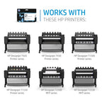 HP F9J77A/727 Ink cartridge magenta 300ml for HP DesignJet T 920/930