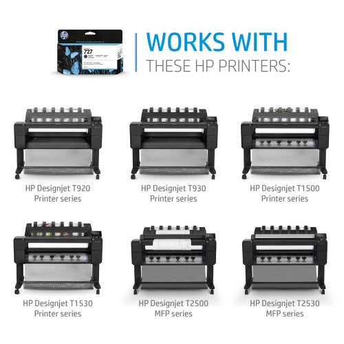 HP B3P24A/727 Ink cartridge gray 130ml for HP DesignJet T 920/930