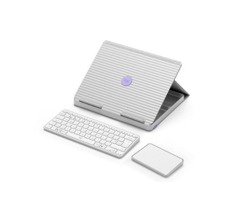 Logitech 920-011241 mobile device keyboard QWERTY UK English Bluetooth Grey, Violet, White