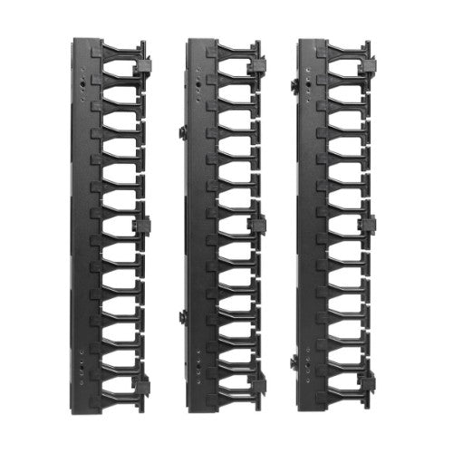 Tripp Lite SRCABLEVRT3 SmartRack 3-in. (7.62 cm) Wide High Capacity Vertical Cable Manager - Double finger duct