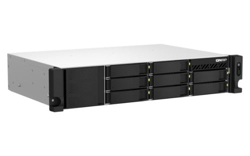 QNAP TS-864EU NAS Rack (2U) Intel® Celeron® 8 GB DDR4 0 TB QNAP Turbo System Black