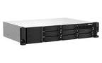 QNAP TS-873AeU-RP NAS Rack (2U) Ryzen Embedded V1500B 4 GB DDR4 0 TB QuTS hero Black