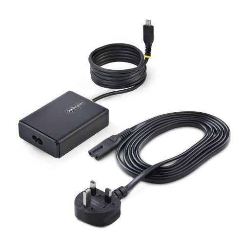 StarTech.com 100W USB-C Laptop Charger with 1.5m Tethered USB-C Cable, Power Adapter Brick for Dell, XPS, HP ProBook, MacBook Pro, Microsoft Surface Pro