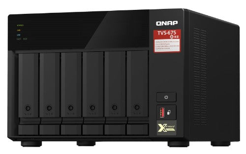 QNAP TVS-675 NAS Tower Ethernet LAN Black KX-U6580