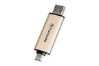Transcend JetFlash 930C USB flash drive 256 GB USB Type-A / USB Type-C 3.2 Gen 1 (3.1 Gen 1) Gold