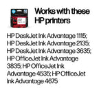 HP F6V24AE/652 Printhead cartridge color, 200 pages for HP DeskJet 3835