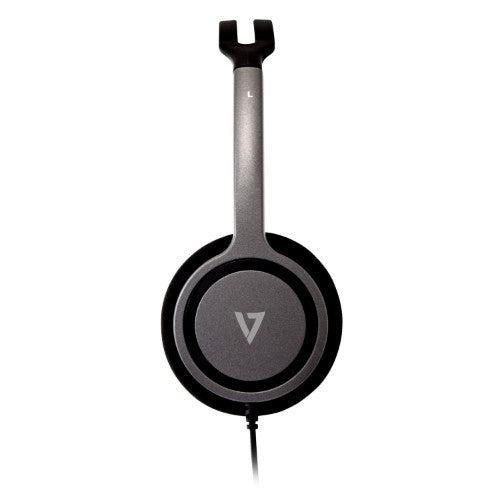 V7 HA310-2EP headphones/headset Wired Head-band Music Black, Silver