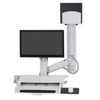 Ergotron SV Combo White PC Multimedia stand