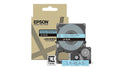 Epson C53S672106/LK-4LAS DirectLabel-etikettes gray on blue 12mm x 8m for Epson LabelWorks LW-C 410/610