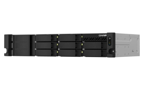 QNAP TS-864EU NAS Rack (2U) Intel® Celeron® 8 GB DDR4 0 TB QNAP Turbo System Black