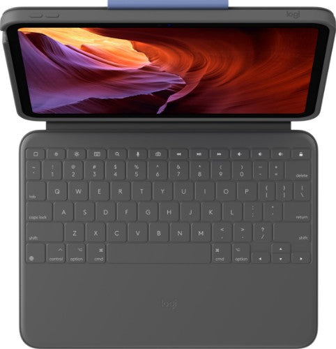 Logitech Rugged Folio QWERTY US International Smart Connector Graphite