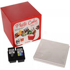 Canon 5225B017/PG-540+CL-541 Printhead cartridge multi pack black / color Cube white blue + Photopaper PP-201 13x13cm 40 sheet 180pg+180pg Pack=2 for Canon Pixma MG 2150/MX 370