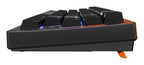 CHERRY K5 PRO TMR COMPACT keyboard Gaming USB AZERTY French Black, Orange