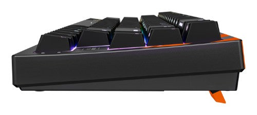 CHERRY K5 PRO TMR COMPACT keyboard Gaming USB AZERTY French Black, Orange