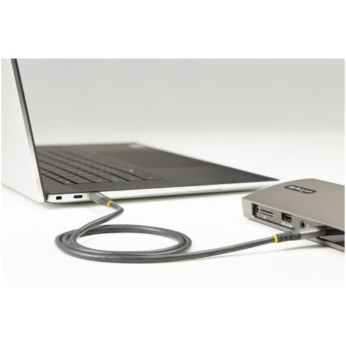 StarTech.com 1.6ft (50cm) USB-C Cable, USB 10Gbps, 100W (5A) Power Delivery, 8K 60Hz / 4K 144Hz DP Alt Mode, Thunderbolt Compatible