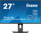 iiyama ProLite 27’’ 4K IPS technology panel with RJ45 (LAN), KVM Switch and USB-C Dock with 96W power delivery