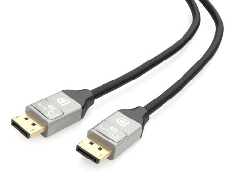 j5create JDC43 8K DisplayPort™ Cable, Black and Grey, 2 m