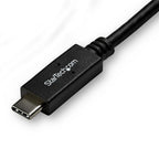 StarTech.com 10ft (3m) USB C to DVI Cable - 1080p (Single Link) USB Type-C (DP Alt Mode HBR2) to DVI-Digital Video Adapter Cable - Works with Thunderbolt - Laptop to DVI Monitor/Display