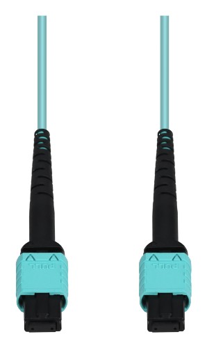 AddOn Networks ADD-MPOMPO-0-5M5OM4LZ InfiniBand/fibre optic cable 0.5 m MPO MMF Aqua colour