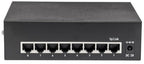Intellinet 8-Port Gigabit Ethernet PoE+ Switch, IEEE 802.3at/af Power over Ethernet (PoE+/PoE) Compliant, 60 W, Desktop (UK power cord)