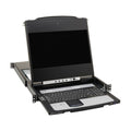 Tripp Lite B030-DP16-17DIP NetDirector 16-Port DisplayPort KVM Switch Console with 17 in. LCD, IP Remote Access, Dual Rail, 1U Rack-Mount
