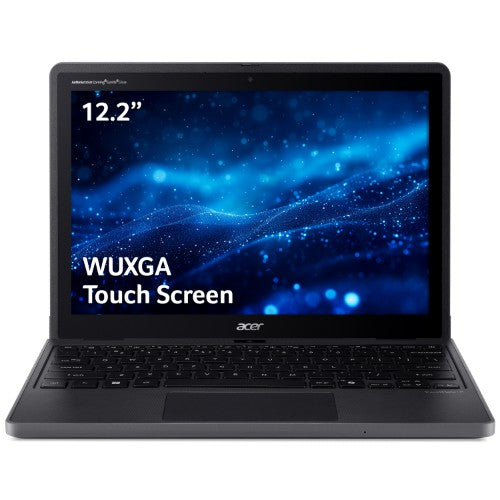 Acer TravelMate B3 Spin 12 – 12.2" WUXGA Touch, Intel N150, 8GB LPDDR5, 256GB SSD, AES 2.0 Stylus