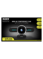 Port Designs 902003 video conferencing camera 8.29 MP Black 3840 x 2160 pixels 30 fps CMOS