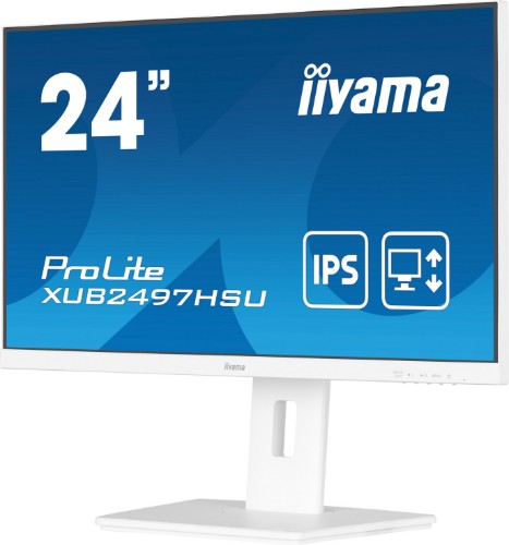 iiyama ProLite 24” IPS technology panel with height adjustable stand and 100Hz refresh rate