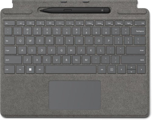 Microsoft Surface Pro Signature Keyboard w/ Slim Pen 2 QWERTY Microsoft Cover port Platinum