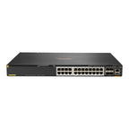 HPE Aruba Networking CX 6300M 24-port Smart Rate 1/2.5/5GbE Class 6 PoE and 4-port SFP56 Switch