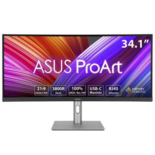 ASUS ProArt PA34VCNV computer monitor 86.6 cm (34.1") 3440 x 1440 pixels UltraWide Quad HD LCD Black