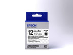 Epson C53S654012/LK-4TBN Ribbon black on Transparent 12mm x 9m for Epson LabelWorks 4-18mm/36mm/6-12mm/6-18mm/6-24mm