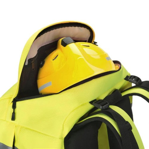DICOTA Hi-Vis backpack Yellow Polyethylene terephthalate (PET), Thermoplastic polyurethane (TPU)