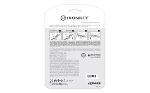 Kingston Technology IronKey 512GB Keypad 200, FIPS 140-3 Lvl 3 AES-256 Encrypted