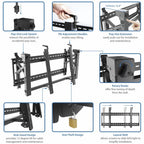 StarTech.com Video Wall Mount - Pop-Out Design - Micro-Adjustment