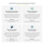 StarTech.com ~3 Port USB C 3.2 Gen 2 Hub with Ethernet Adapter - 10Gbps USB Type C to 2x USB-A & 1x USB-C Ports - USB Hub w/ BC 1.2 Phone Fast Charging - Superspeed 10Gbps USB C Hub