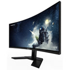 GIGABYTE G34WQCP 34" UWQHD Curved Gaming Monitor - 3440 x 1440, 1500R, 180Hz, 1ms, 350 cd/m2, AMD FreeSync Premium, DisplayHDR 400, HDMI 2.0, Displayport 1.4