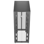 Vertiv VR3350 rack cabinet 42U Freestanding rack Black, Transparent