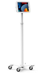 Compulocks iPad 10.2" Space Enclosure Medical Rolling Cart White