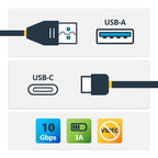 StarTech.com 3 ft. (1 m) USB to USB-C Cable - M/M