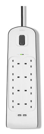 Belkin BSV604AF2M surge protector White 6 AC outlet(s) 2 m
