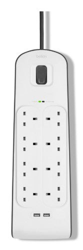 Belkin BSV604AF2M surge protector White 6 AC outlet(s) 2 m