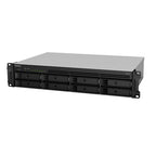 Synology RackStation RS1219+ NAS/storage server Rack (2U) Intel Atom® C2538 2 GB DDR3 0 TB DiskStation Manager Black