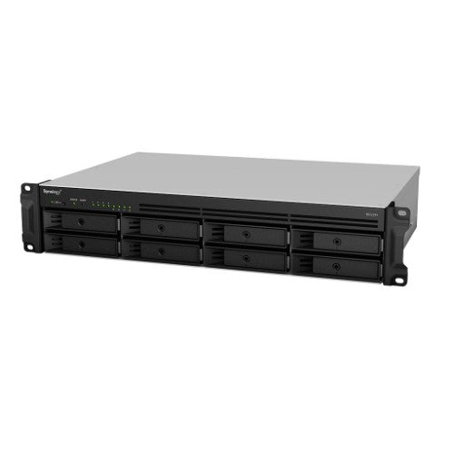 Synology RackStation RS1219+ NAS/storage server Rack (2U) Intel Atom® C2538 2 GB DDR3 0 TB DiskStation Manager Black