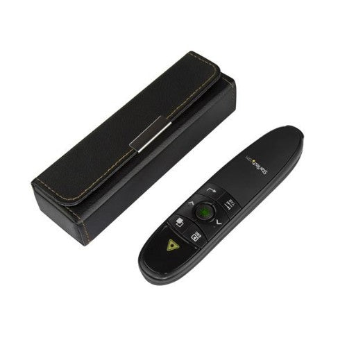 StarTech.com Wireless Presentation Remote with Green Laser Pointer - 90 ft. (27 m) - TAA