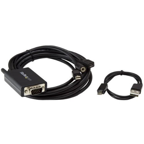 StarTech.com Mini DisplayPort to VGA Adapter Cable with Audio - 10 ft (3m)