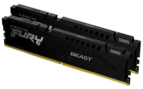 Kingston Technology FURY Beast 64GB 6000MT/s DDR5 CL36 DIMM (Kit of 2) Black