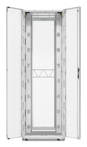 APC NetShelter SX, Server Rack Enclosure, Gen 2, 52U, 2436H x 800W x 1200D mm, with Sides, White